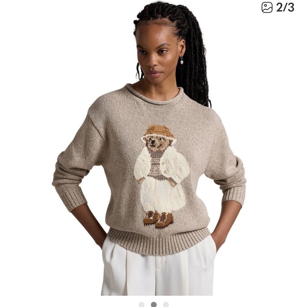 Ralph Lauren Polo Bear Rollneck Sweater - Picture 6 of 8
